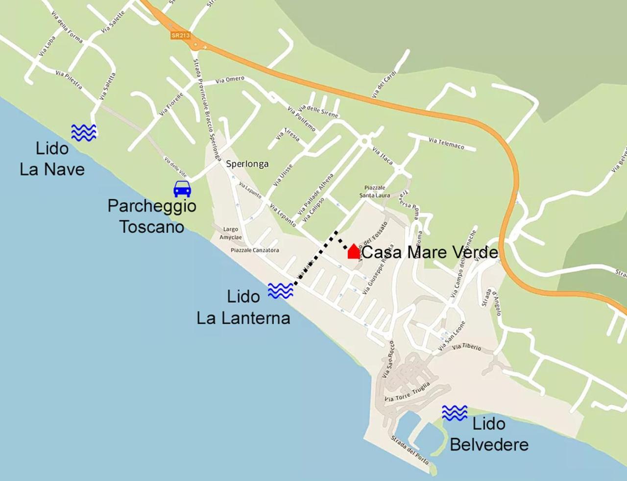 Casa Vacanza Mare Verde Sperlonga Exteriér fotografie